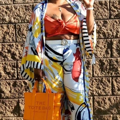 Printed Two-Pieces Set