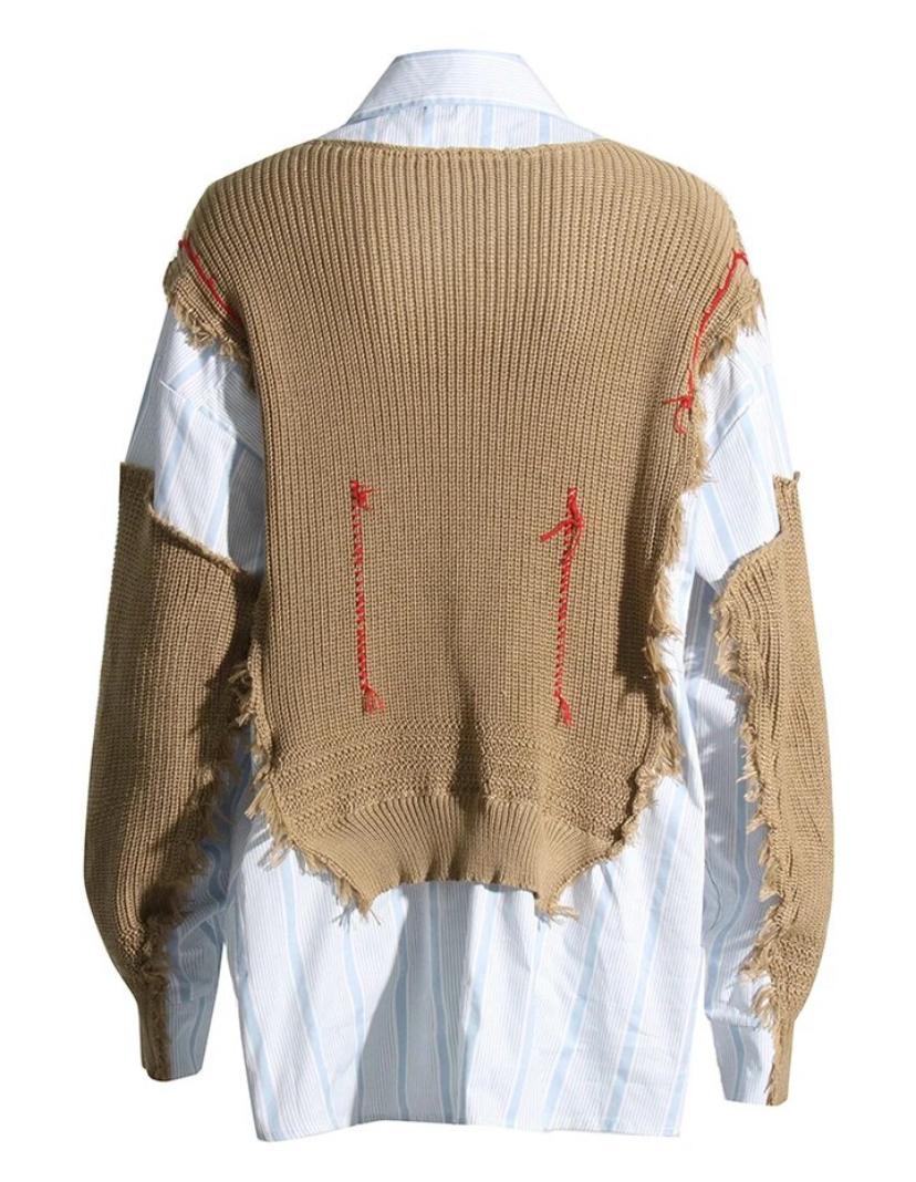 Long Sleeve Casual Loose Sweater - Image 2