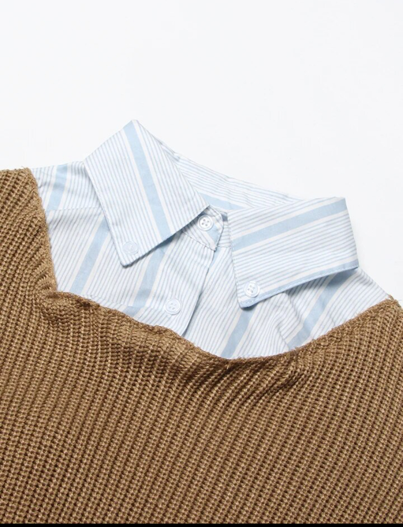 Long Sleeve Casual Loose Sweater - Image 3